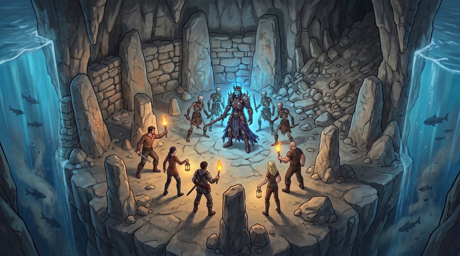 Concept art: the boss chamber