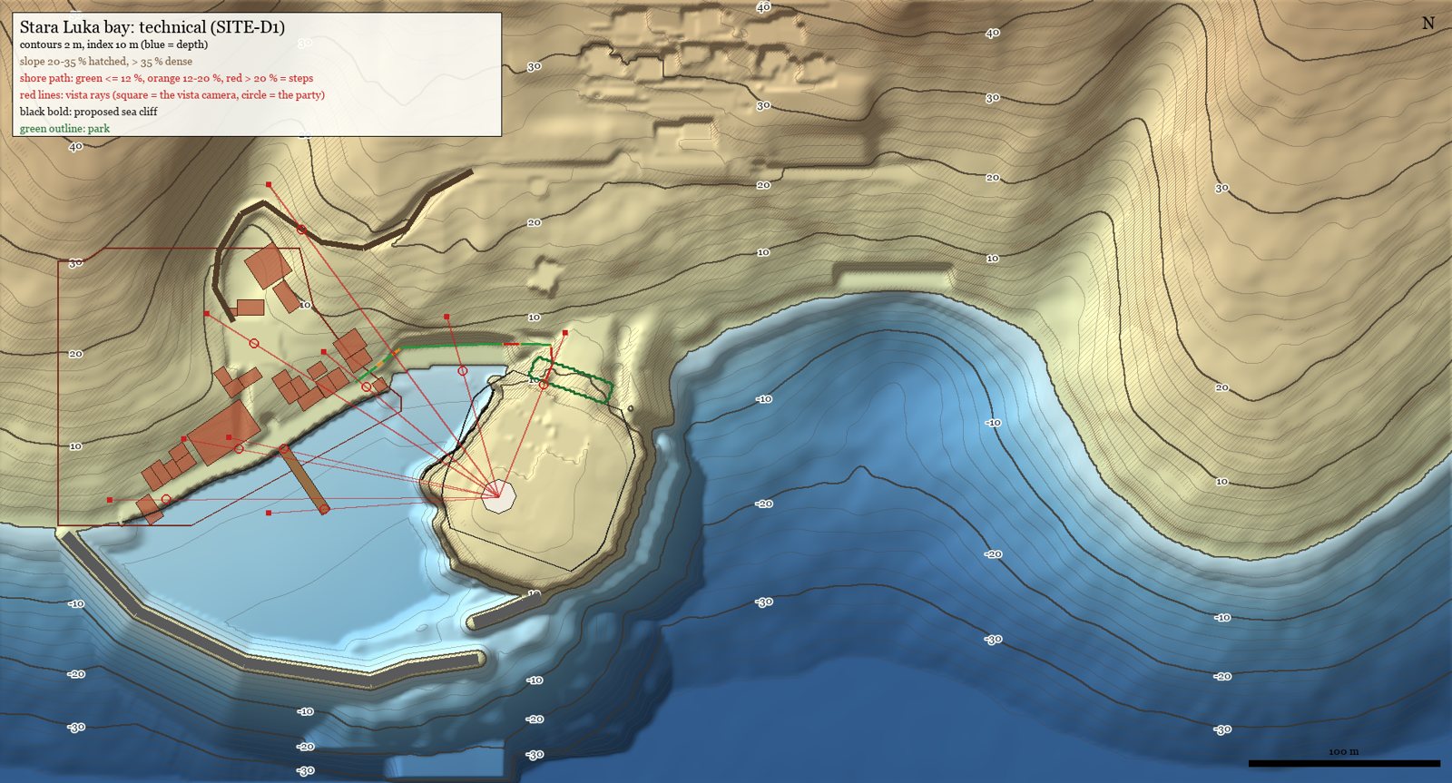 Technical bay map