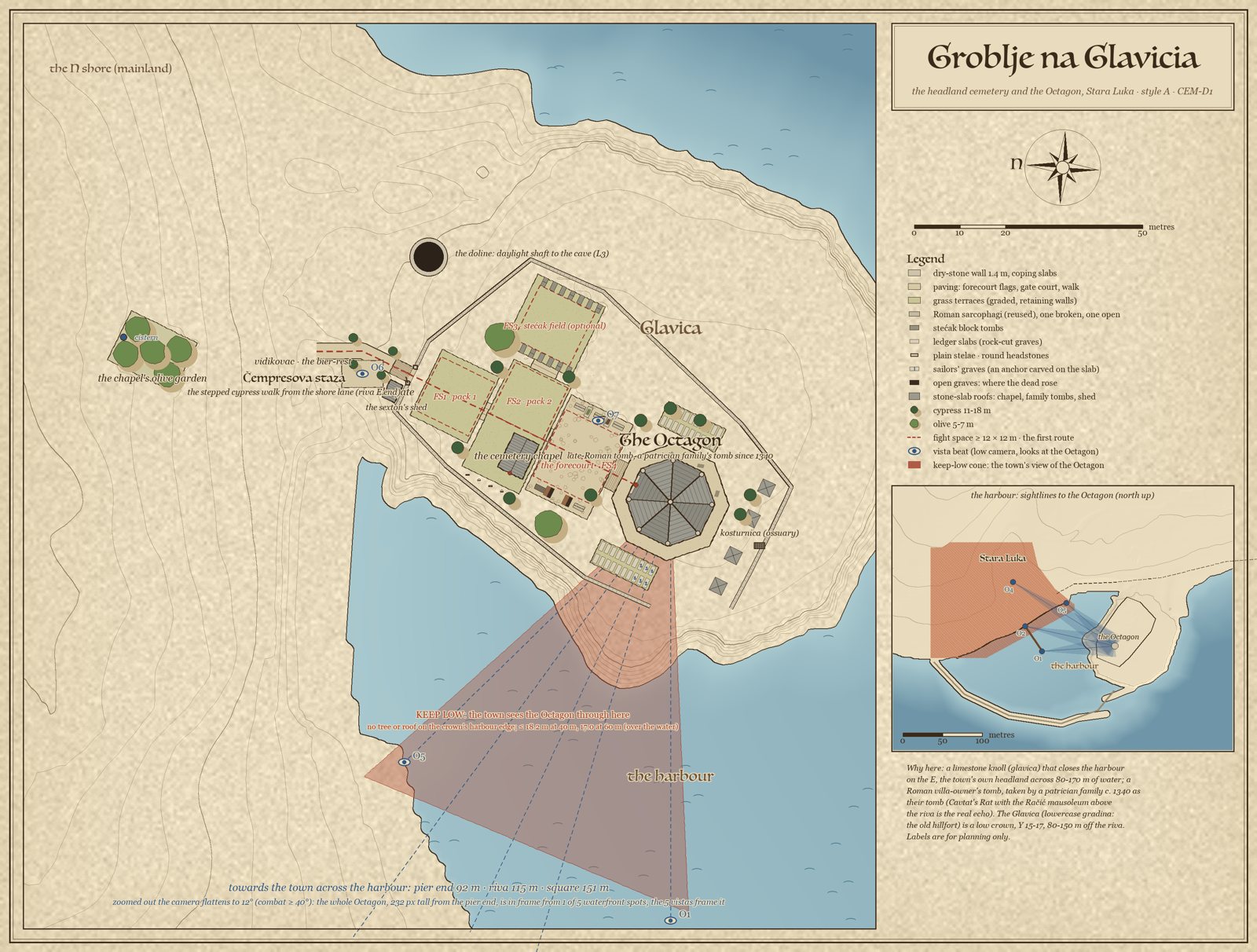 Cemetery blueprint